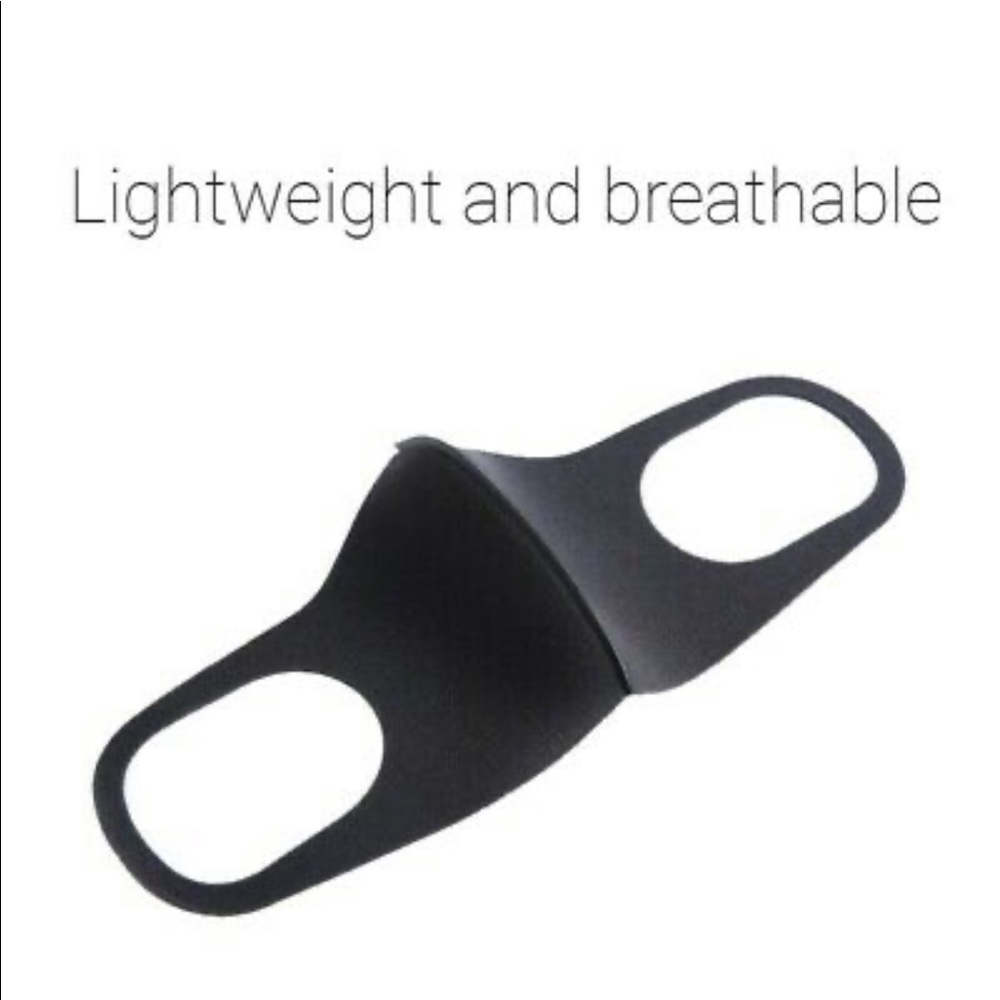 NWT Black lightweight face mask